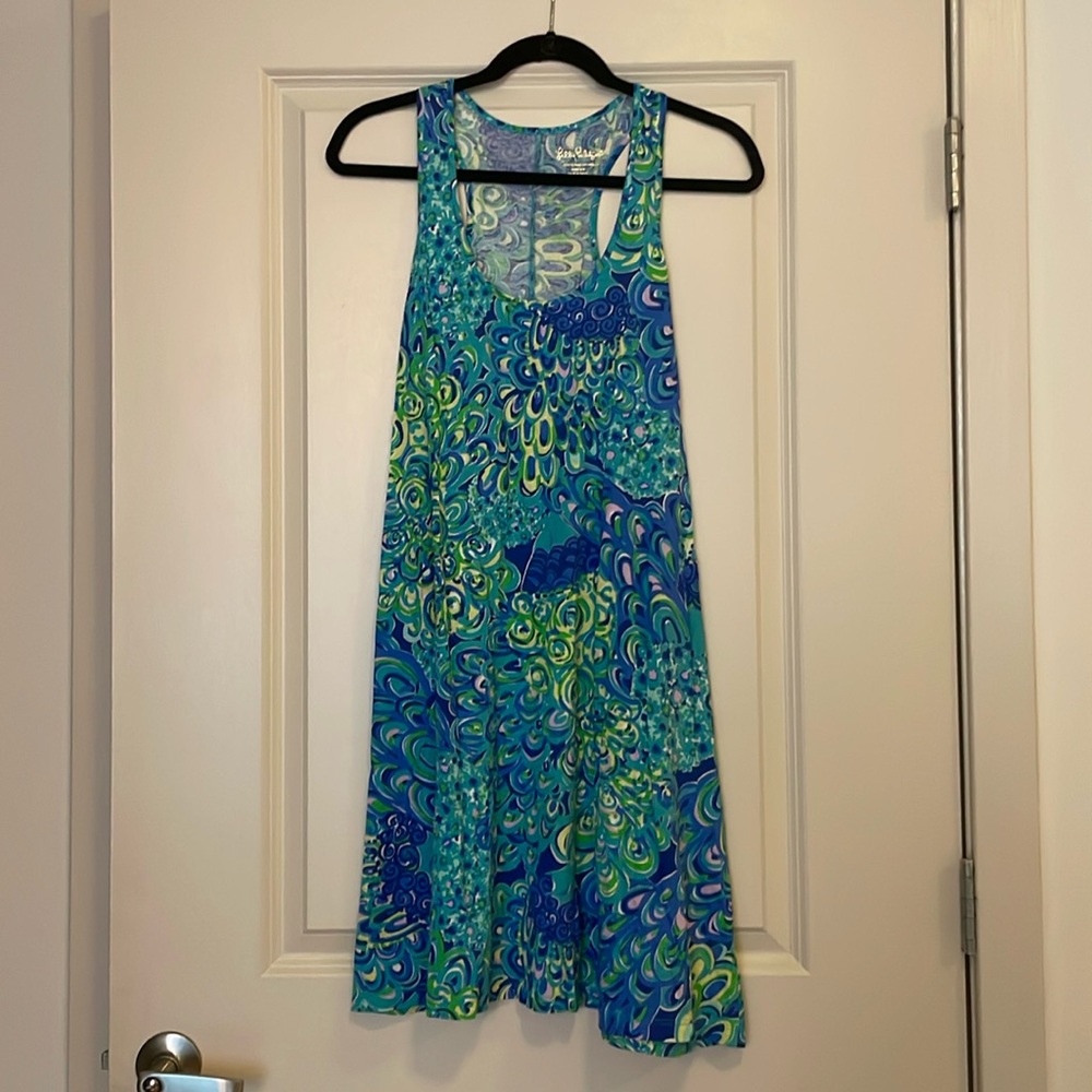 NWOT M sea blue Lilly lagoon dress